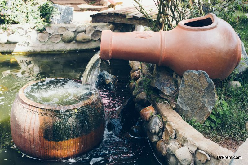 Outdoor Fountain Cleaning