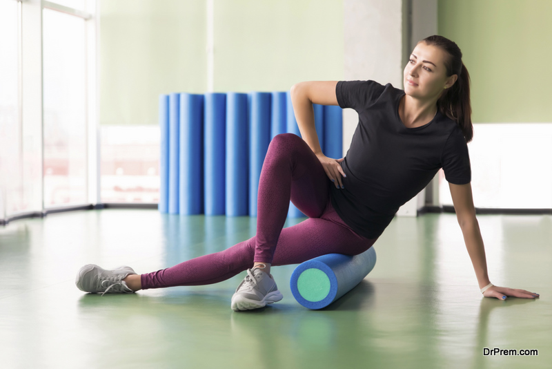 Foam rolling can help ease soreness